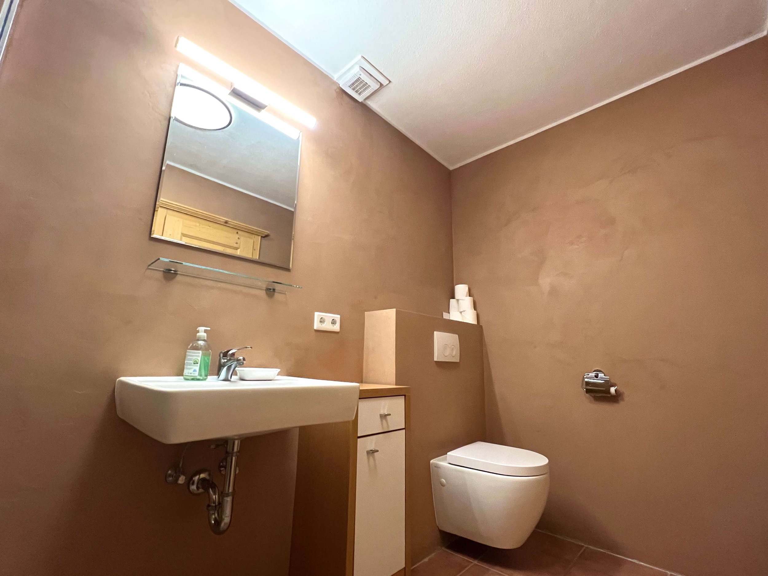 Bad Toilette Ferienhaus Aurach Kitzbuehl Kaiserblick 14