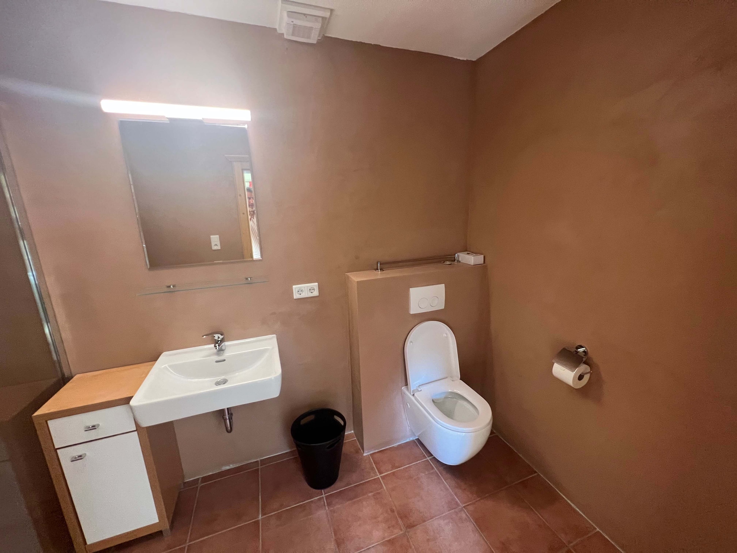 Badezimmer Ferienhaus Aurach Kaiserblick 54