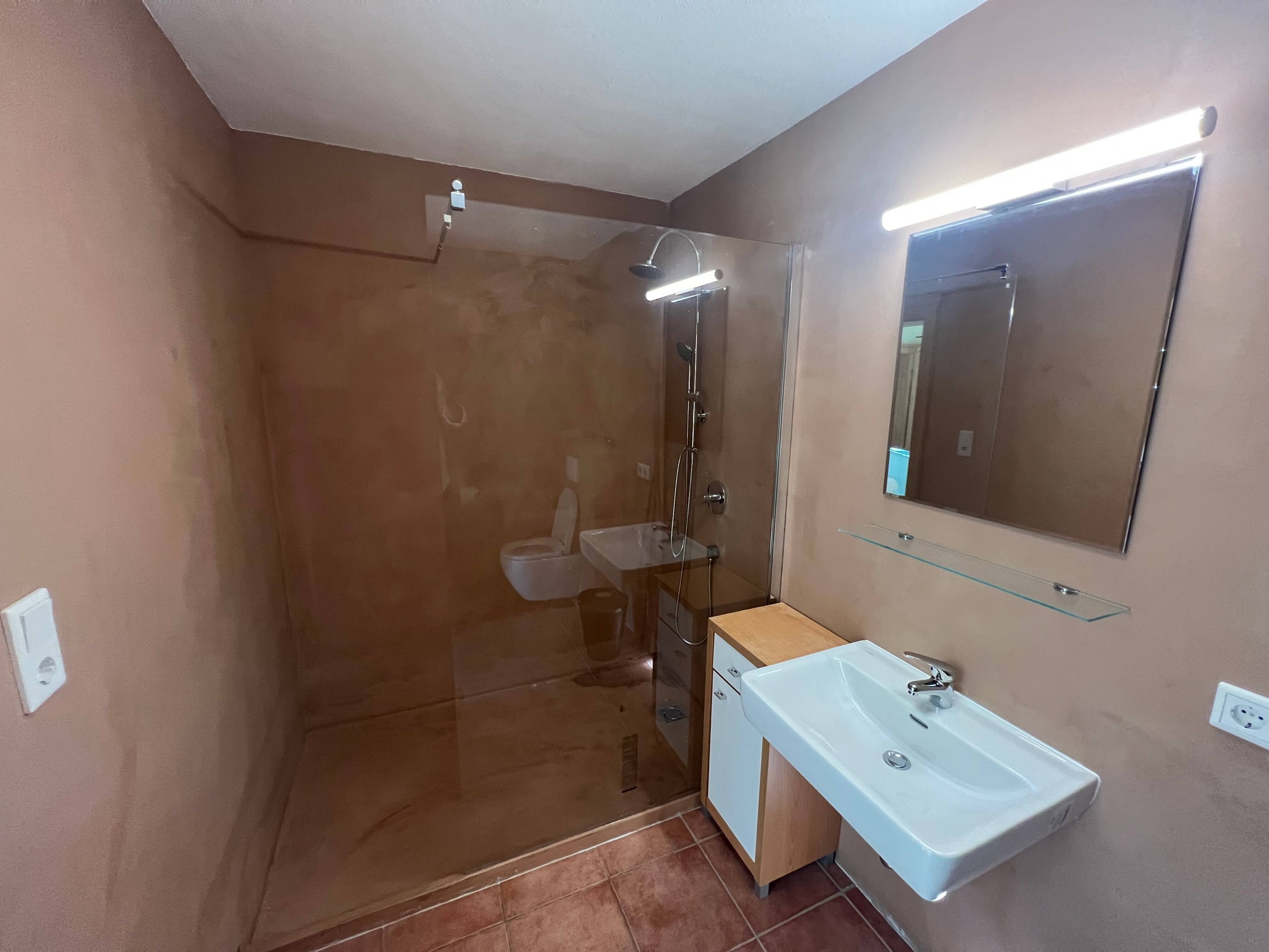 Badezimmer Ferienhaus Aurach Kaiserblick 56