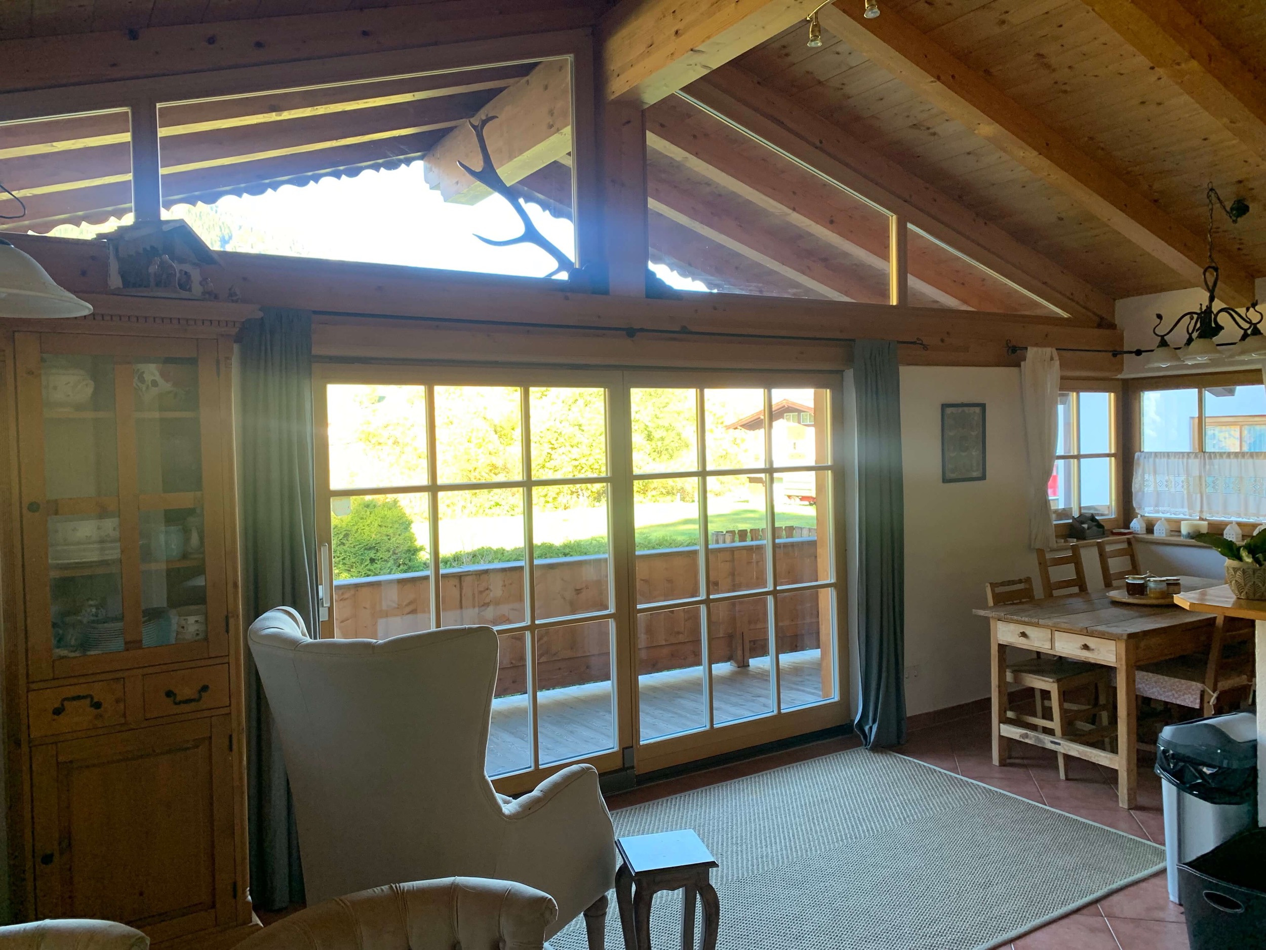 Balkon Ferienhaus Aurach Kaiserblick 266