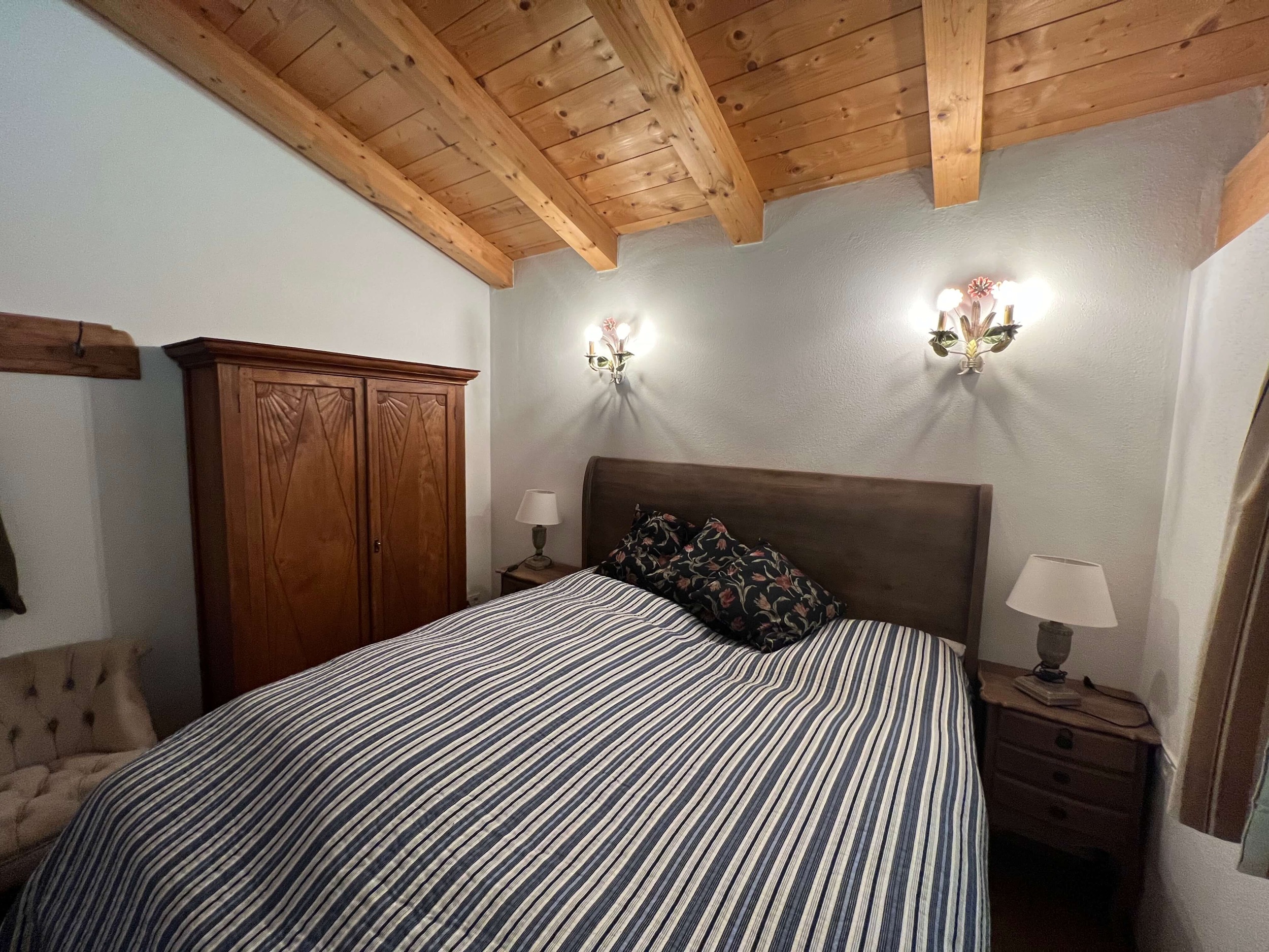 Schlafzimmer Ferienhaus Aurach Kaiserblick 100