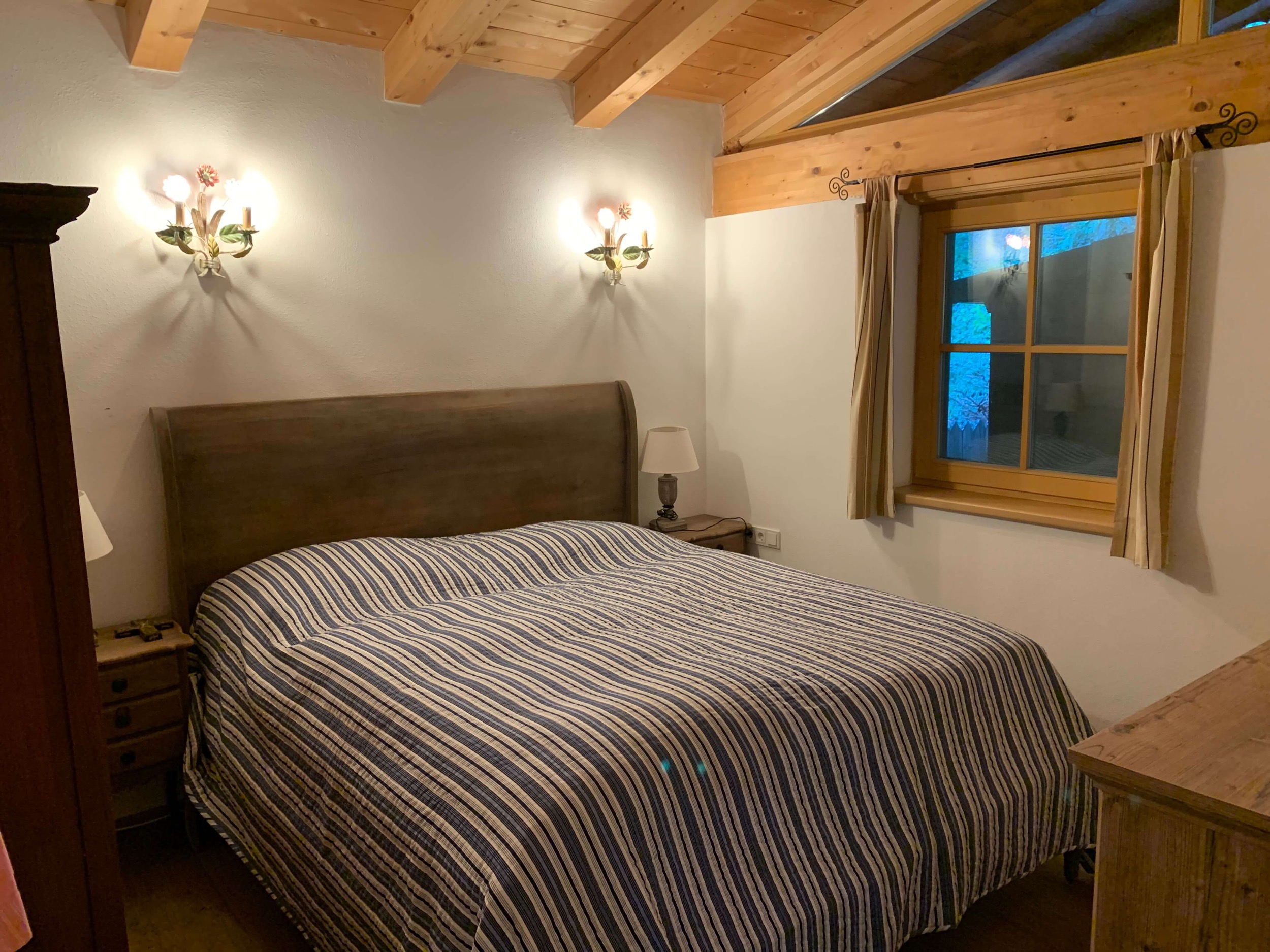 Schlafzimmer Ferienhaus Aurach Kaiserblick 234