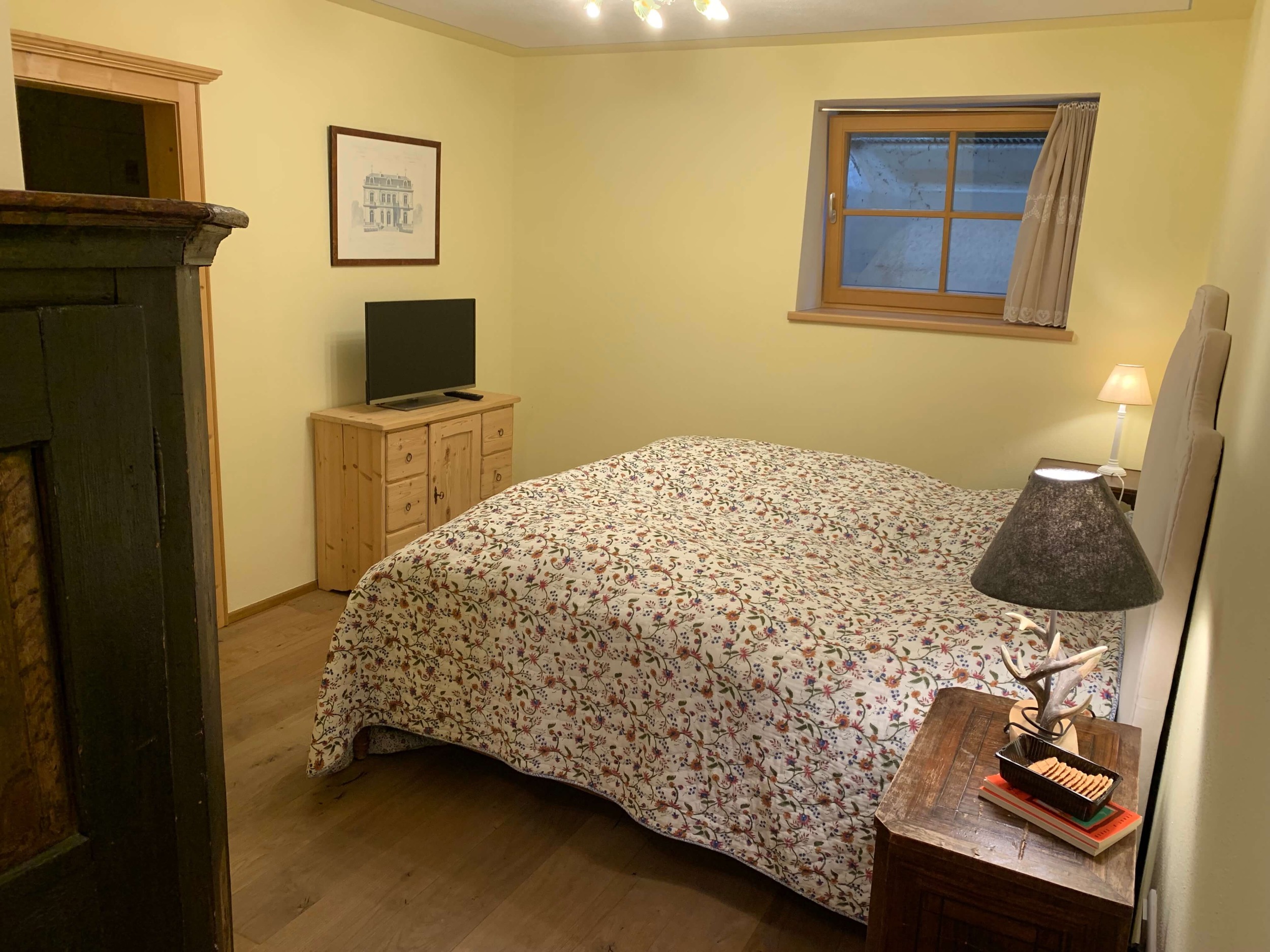 Schlafzimmer Ferienhaus Aurach Kaiserblick 32