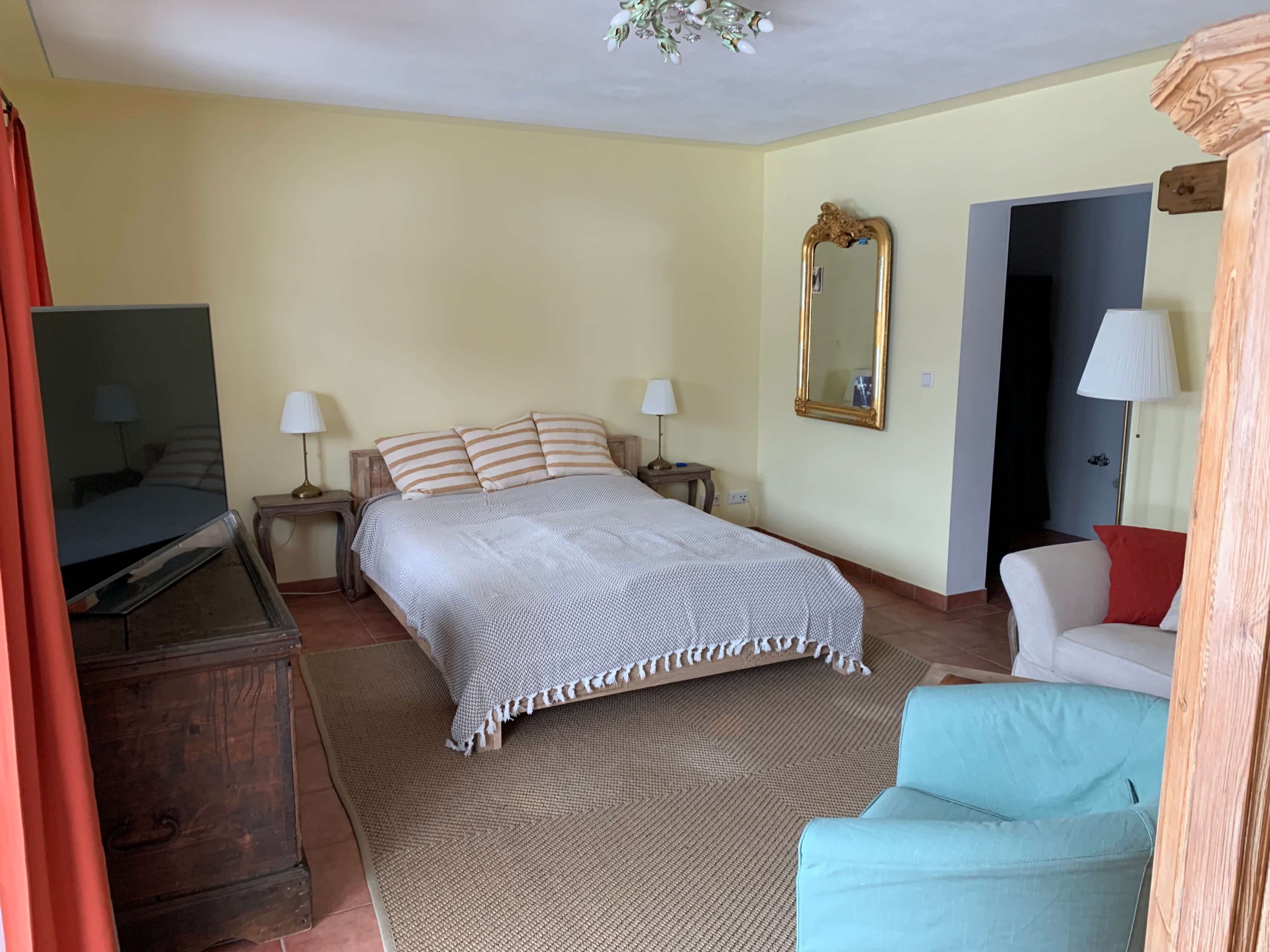 Schlafzimmer Ferienhaus Aurach Kaiserblick 46