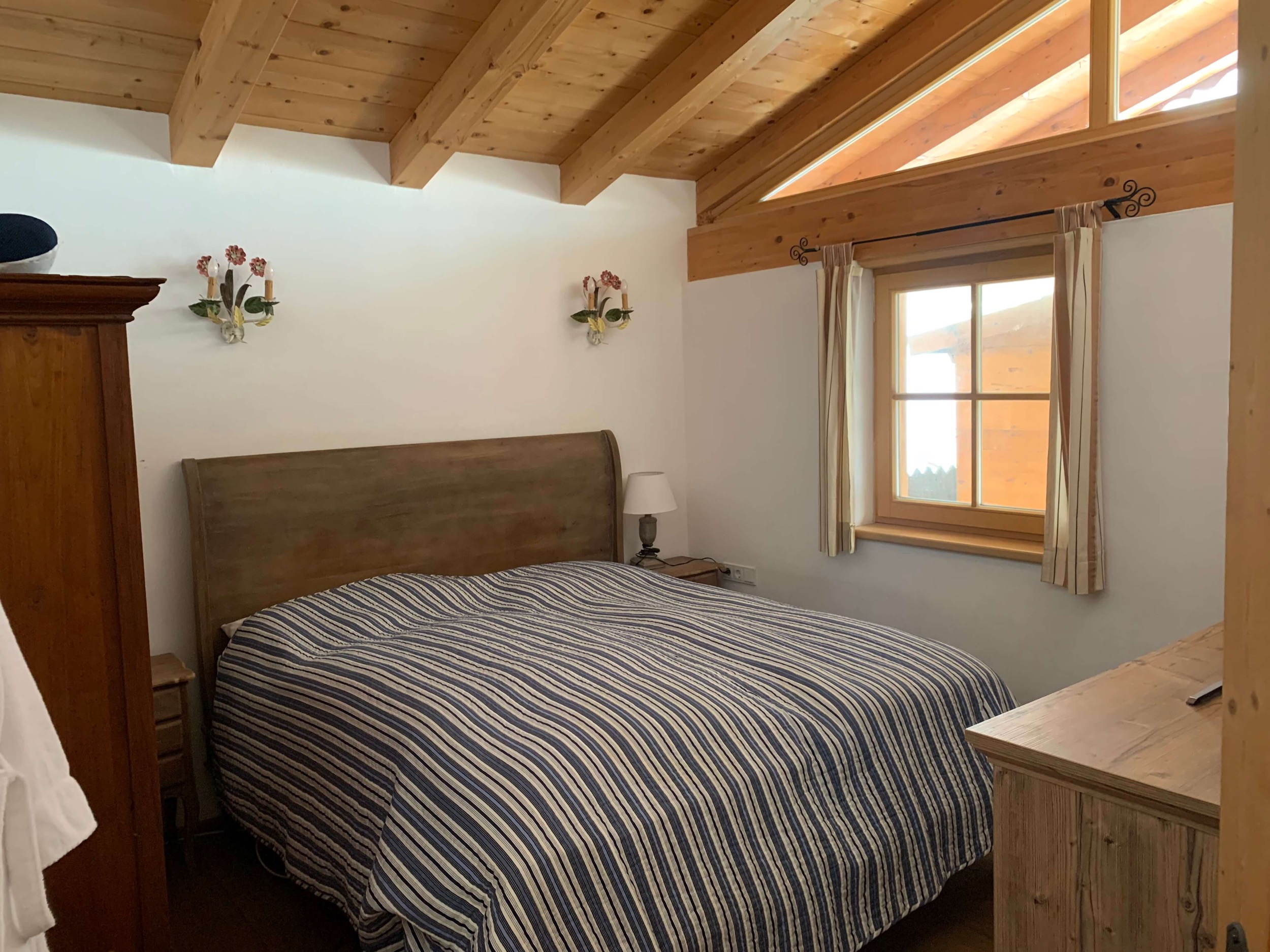 Schlafzimmer Ferienhaus Aurach Kaiserblick 7