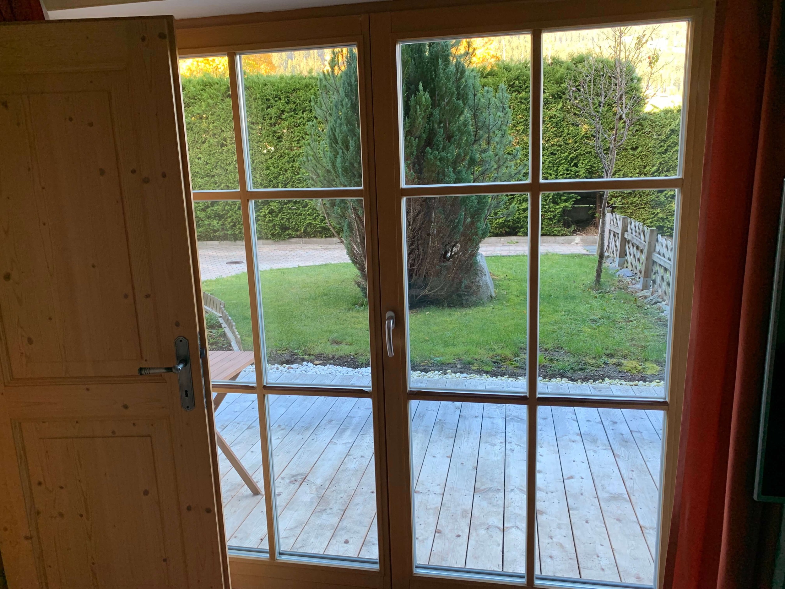 Terrasse Ferienhaus Aurach Kaiserblick 226
