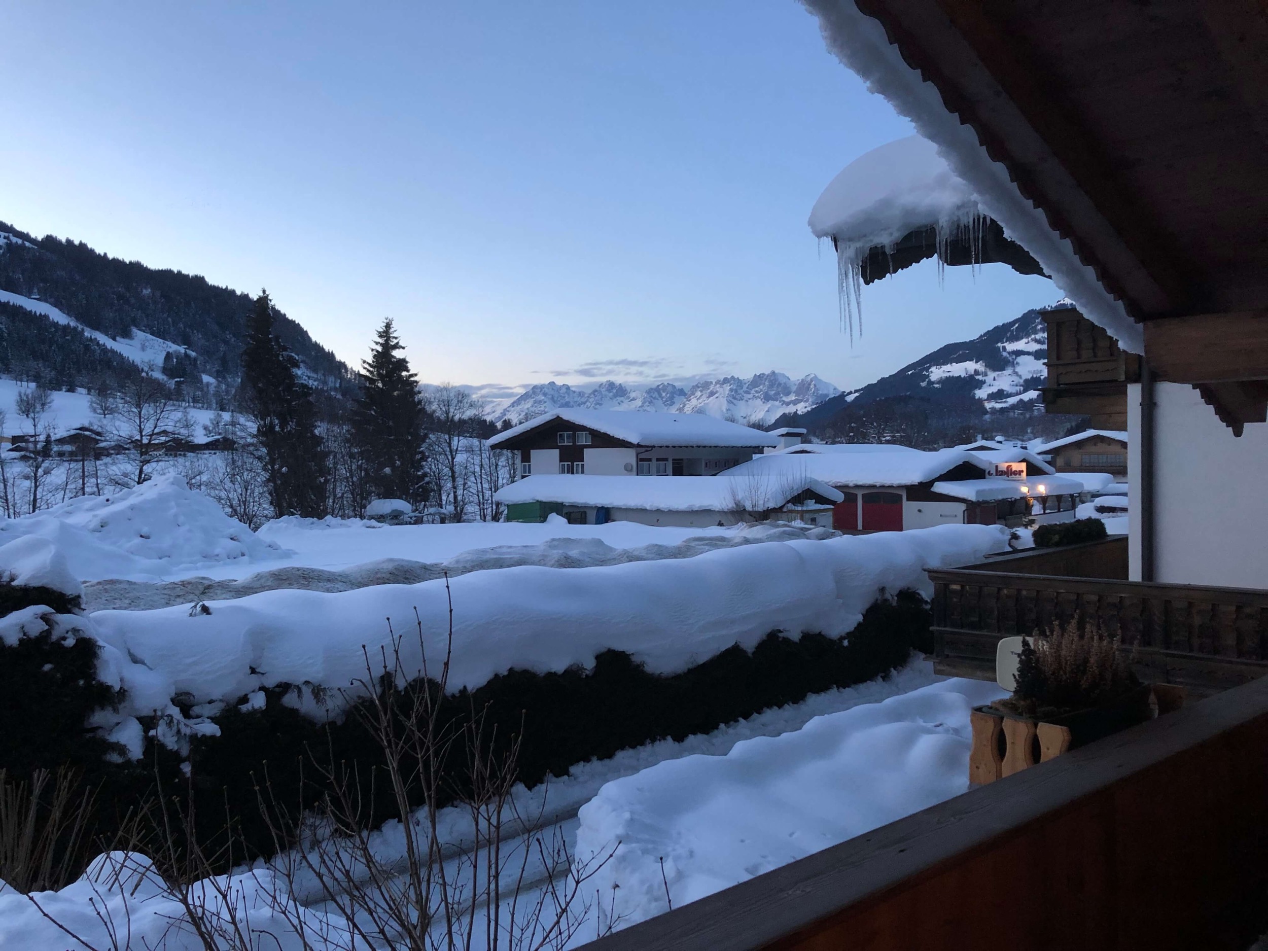Winter Ferienhaus Aurach Kaiserblick 208