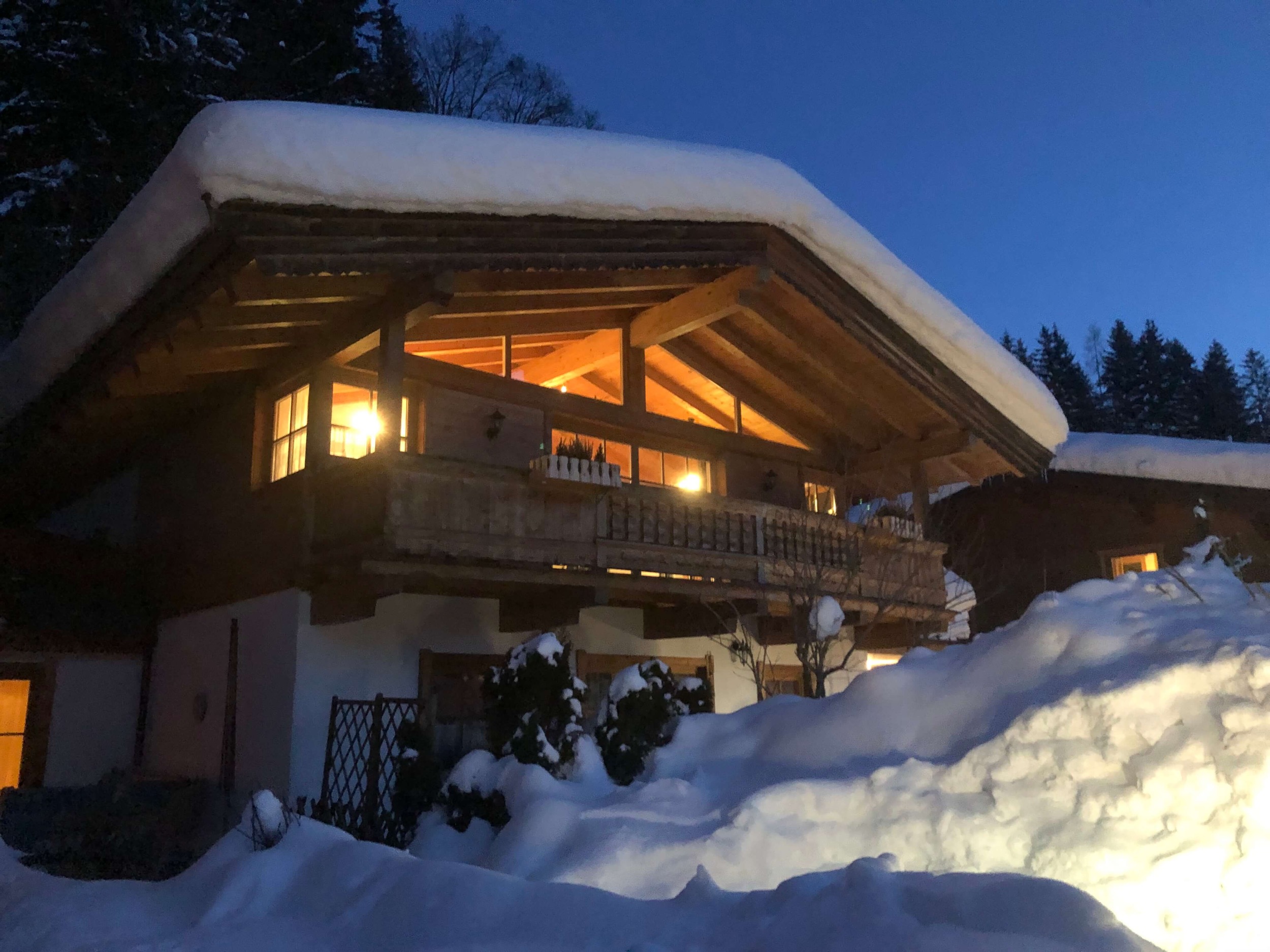 Winter Ferienhaus Aurach Kaiserblick 210