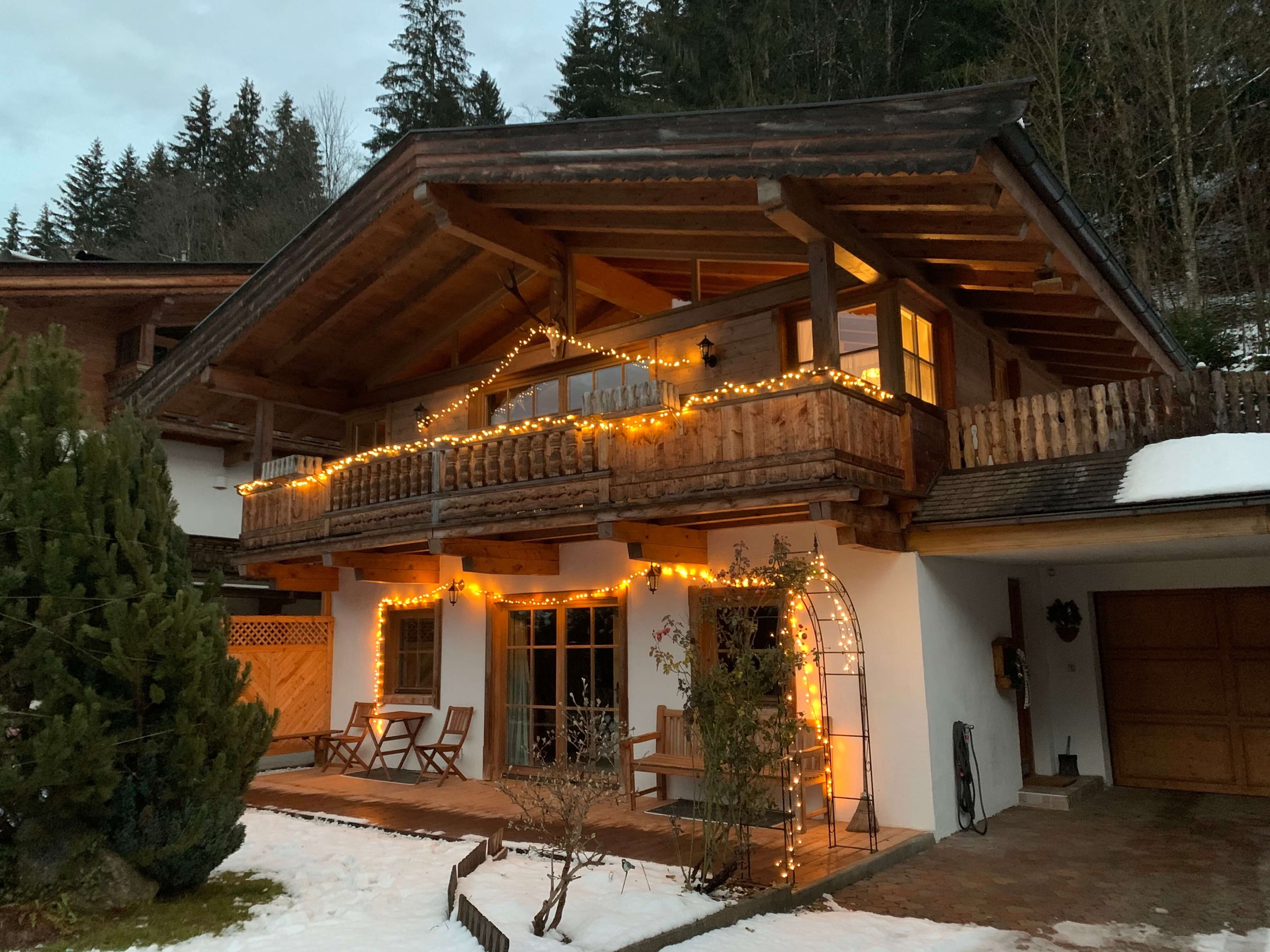 Winter Ferienhaus Aurach Kaiserblick 212