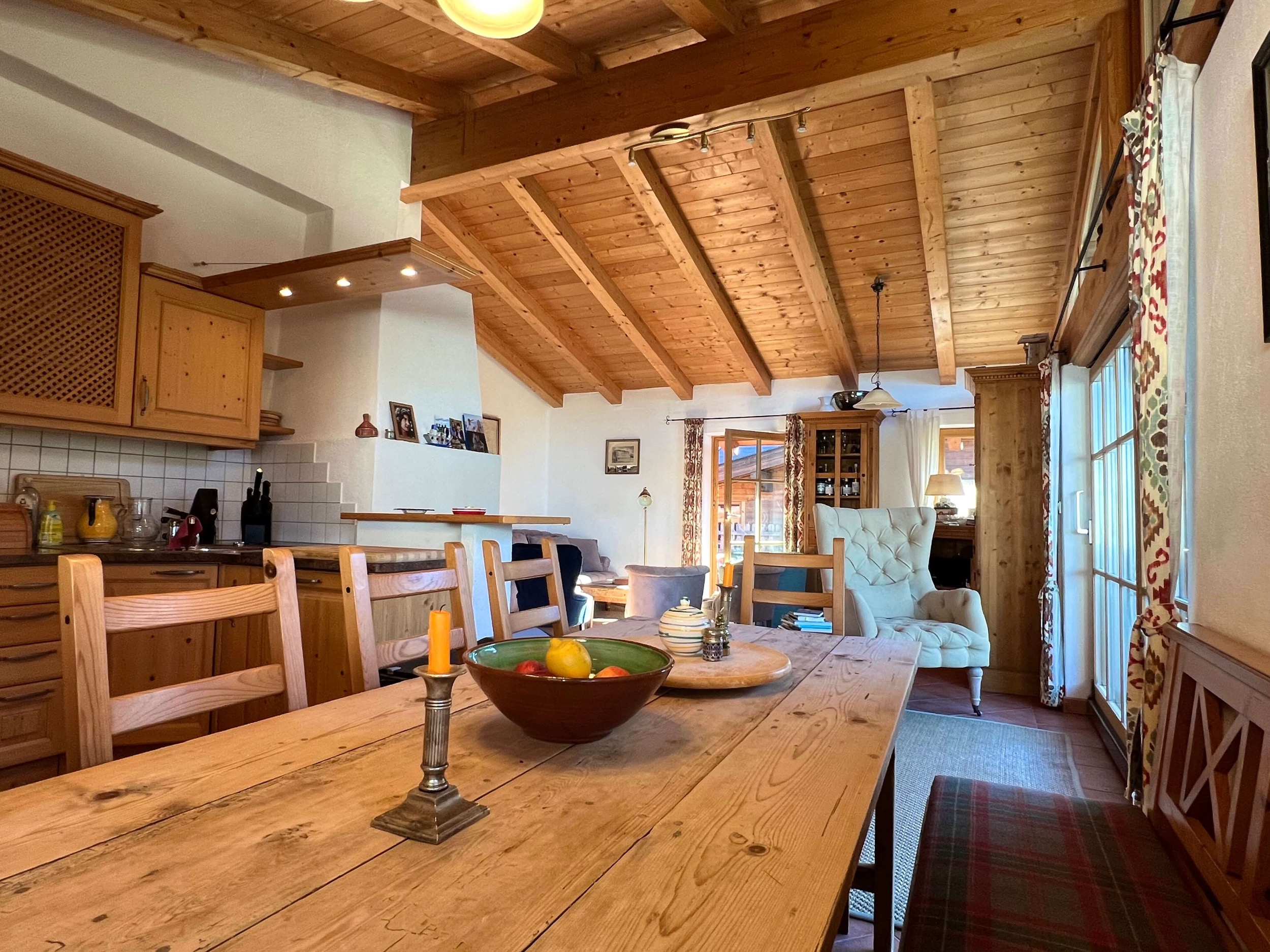 Wohnkueche Ferienhaus Aurach Kitzbuehl Kaiserblick 24